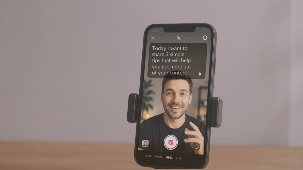 Instagram Teleprompter